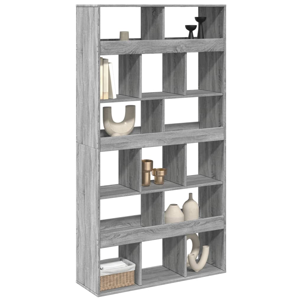 Vidaxl Shelf/Divider, Sonoma Grey Oak, 100X33X187.5 Cm