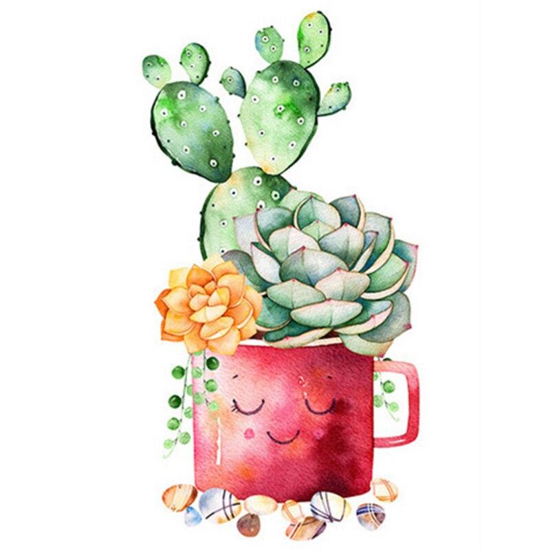 5D haft diamentowy rośliny doniczkowe ścieg krzyżykowy liście roślin diamentowe malowanie w pełni z okrągłych wierteł mozaika do dekoracji domu prezent