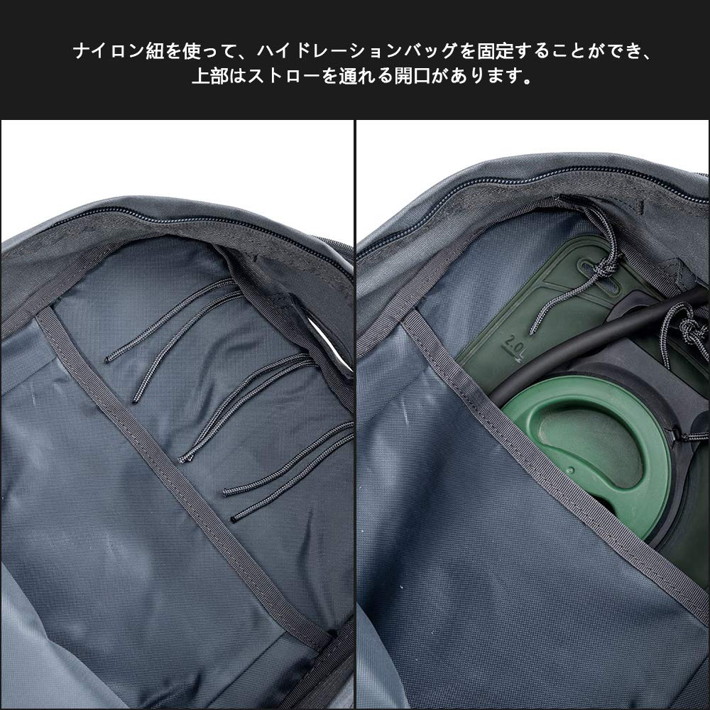 ELITE Military Hydration Nylon Hydration Large Tactical Hydration Backpack [EXCELLENT SPANKER] Backpack, Bag, Molle, Capacity,