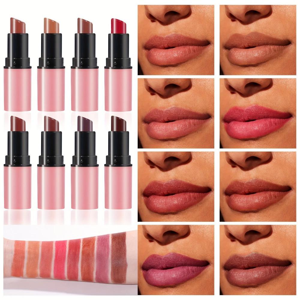 Charming Matte Jelly Lipstick, Lip Makeup, No Fading and No Sticking, Long-lasting and Waterproof, Moisturizing Lip Gloss
