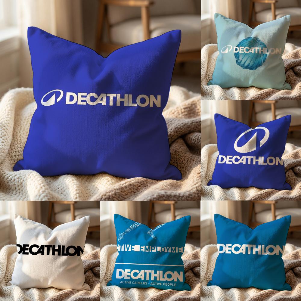 C-Classic D-DecathlonS Cushion Cover Multi-Scene Pillow Cover for Home & Car - Reversible, Soft & Durable for Daily Use