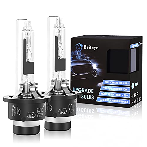 

Briteye Headlight D2R HID Bulb 6500K Vehicle Inspection Compliant Genuine Replacement HID Light for 12V Vehicles HID Bulb 35W (2 куска)