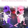 Dancing Skull 3D Print Shaking Skull Doll Plastic Spring Clockwork Toy  Desktop Ornament