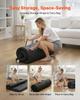 Japanese Tatami Mat, Full Size Foldable Japanese Tatami Mattress, Futon Mattress with Storage Bag & Fastener, 9-Layer Floor Mat for Sleeping, Dorm,