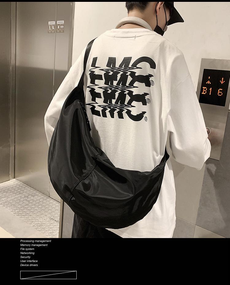 Japanese Style Large Capacity Crossbody Backpack for Men and Women – Trendy and Simple
