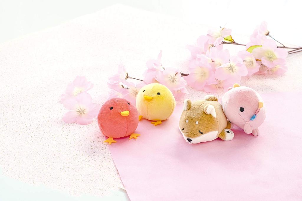 Livheart Relaxing Item, Palm-Shaped Mochi Marshmallow Aquamie Jellyfish (Approx. 5cm in Length), Cute, Stress Relief, 61047-11