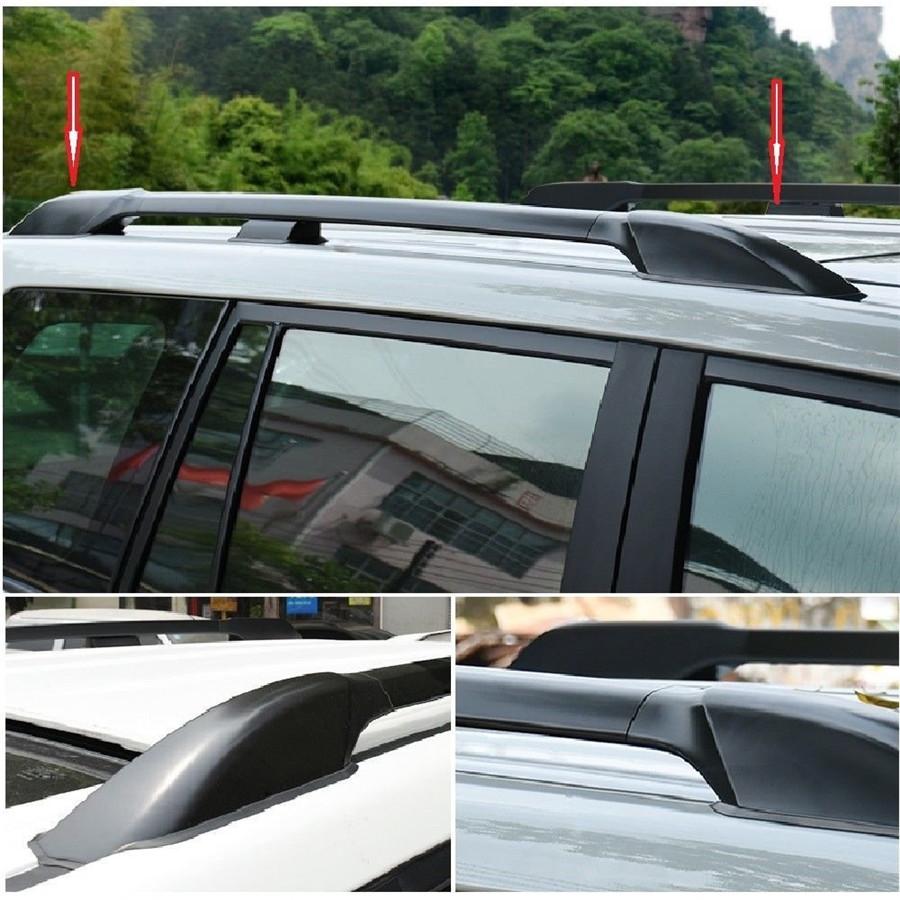 4 Pcs For Toyota Land Cruiser Prado FJ120 03-09 Roof Rack Rail End Cover Shell R
