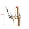Tragbare aufblasbare Pumpe für Autoreifen-Luftfutter-Inflatorpumpenventil-Anschluss Clip-on-Adapter Auto Messing 8-mm-Reifenradventil