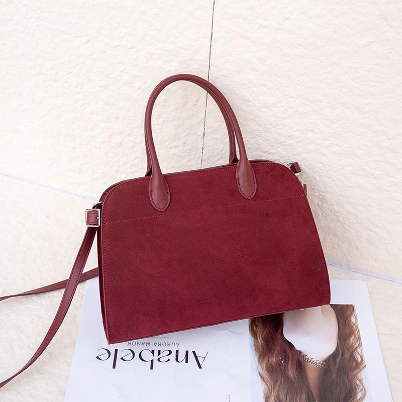 

Frosted Cowhide Commuter Women s Bag Autumn Winter New Women s Handbag Genuine Leather Large Capacity Crossbody Bag Large Bag 30*21.5*12 вино красного