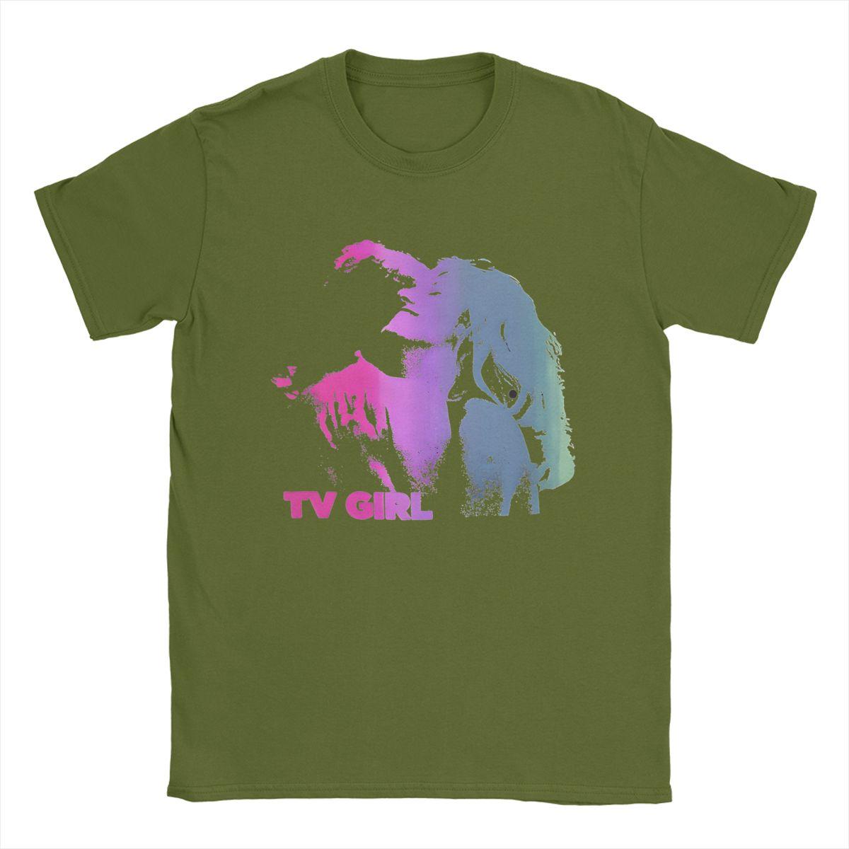 

Men Tv Girl French 90s Rock T Shirt Cotton Clothes Casual Short Sleeve Round Collar Tee Shirt Gift Idea T-Shirts 4XL