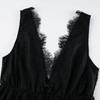 Fashionable V-Neck Lace Camisole Dress With A Stylish Design, Waist-Cinching A-Line Skirt, New Summer Long Dress For Women