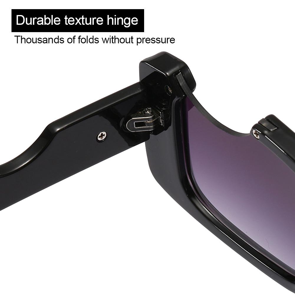 1Pcs Retro Broken Frame Sunglasses Unisex Luxury Sun Glasses Men Fashion Rectangle Jelly Sunglasses with Metal Hinges UV400