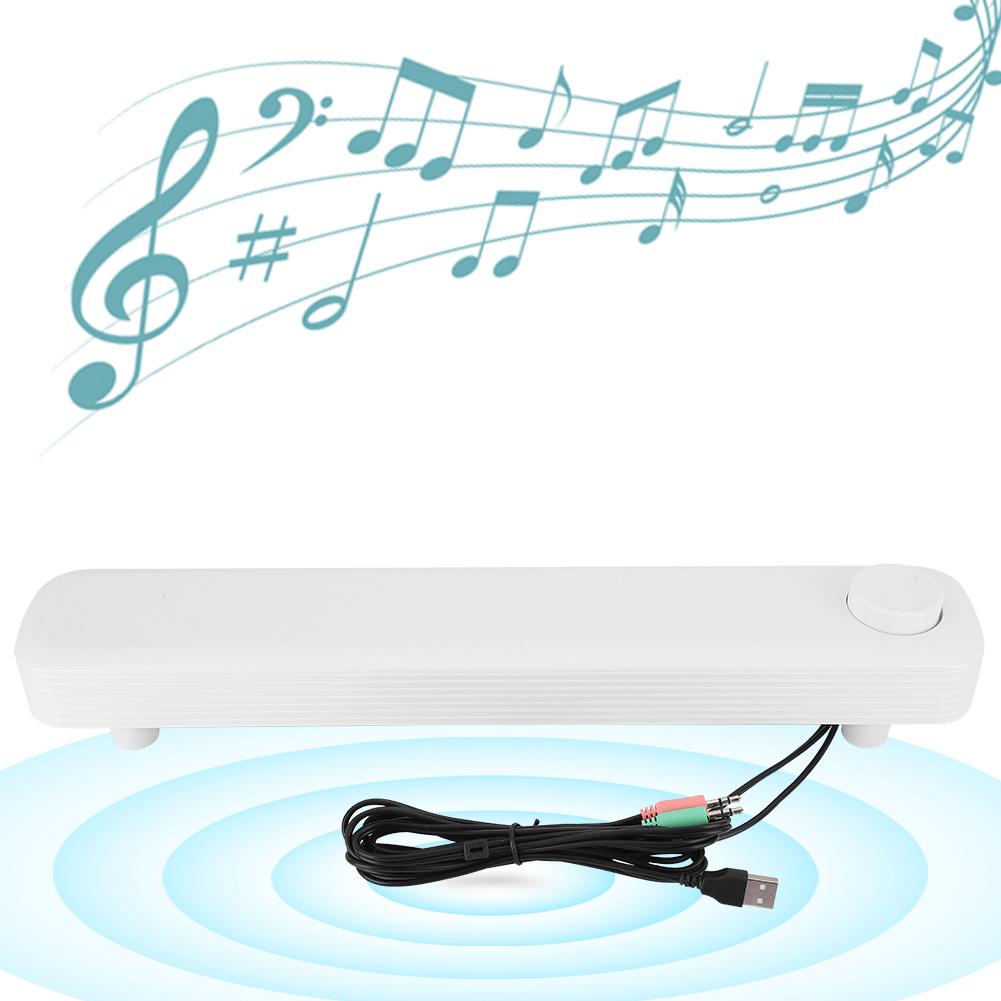 Stolní Notebook Subwoofer Bluetooth Reproduktor Dvoukanálový Počítačový Doplněk SADA V-102(Bílý )