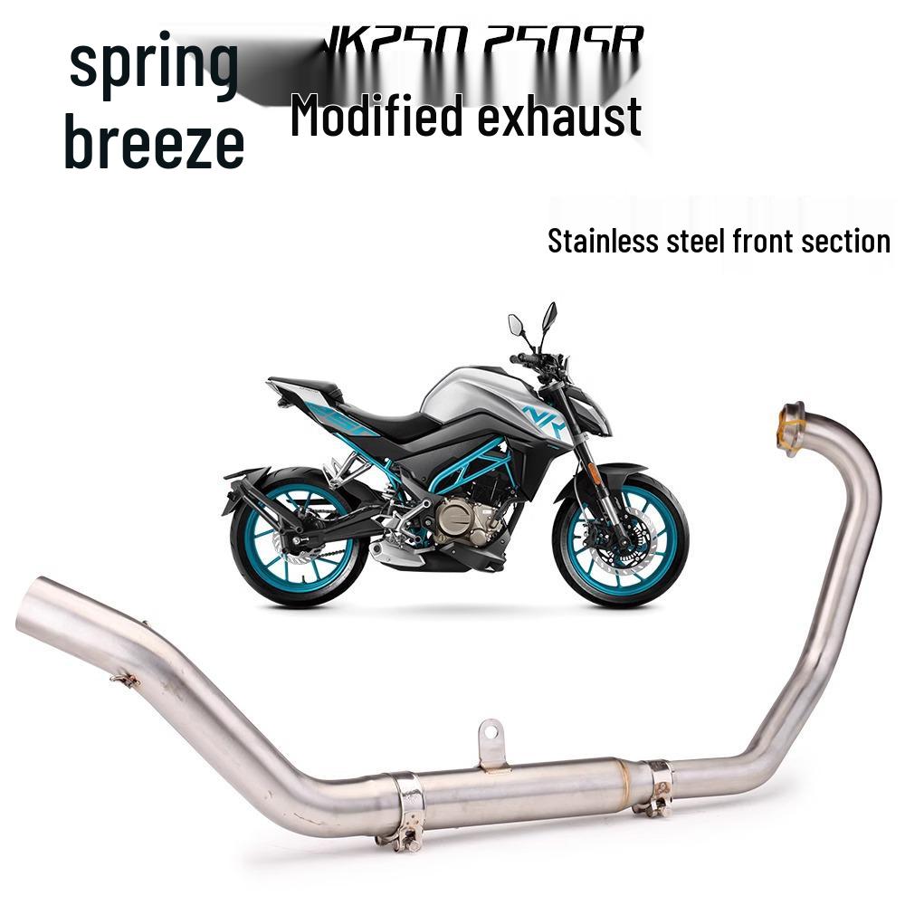

CFMOTO 250SR Complete Motorcycle Exhaust System: Front Pipe & Tail Muffler Set