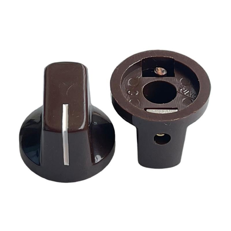 10Pcs Electric Guitar Effect Pedal Knobs 6.35mm Shafts for Effect Pedal & Amplifier