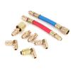 8pcs Set Air Conditioning Refrigeration R 12A C Connector Adapter Hoses R134A R12