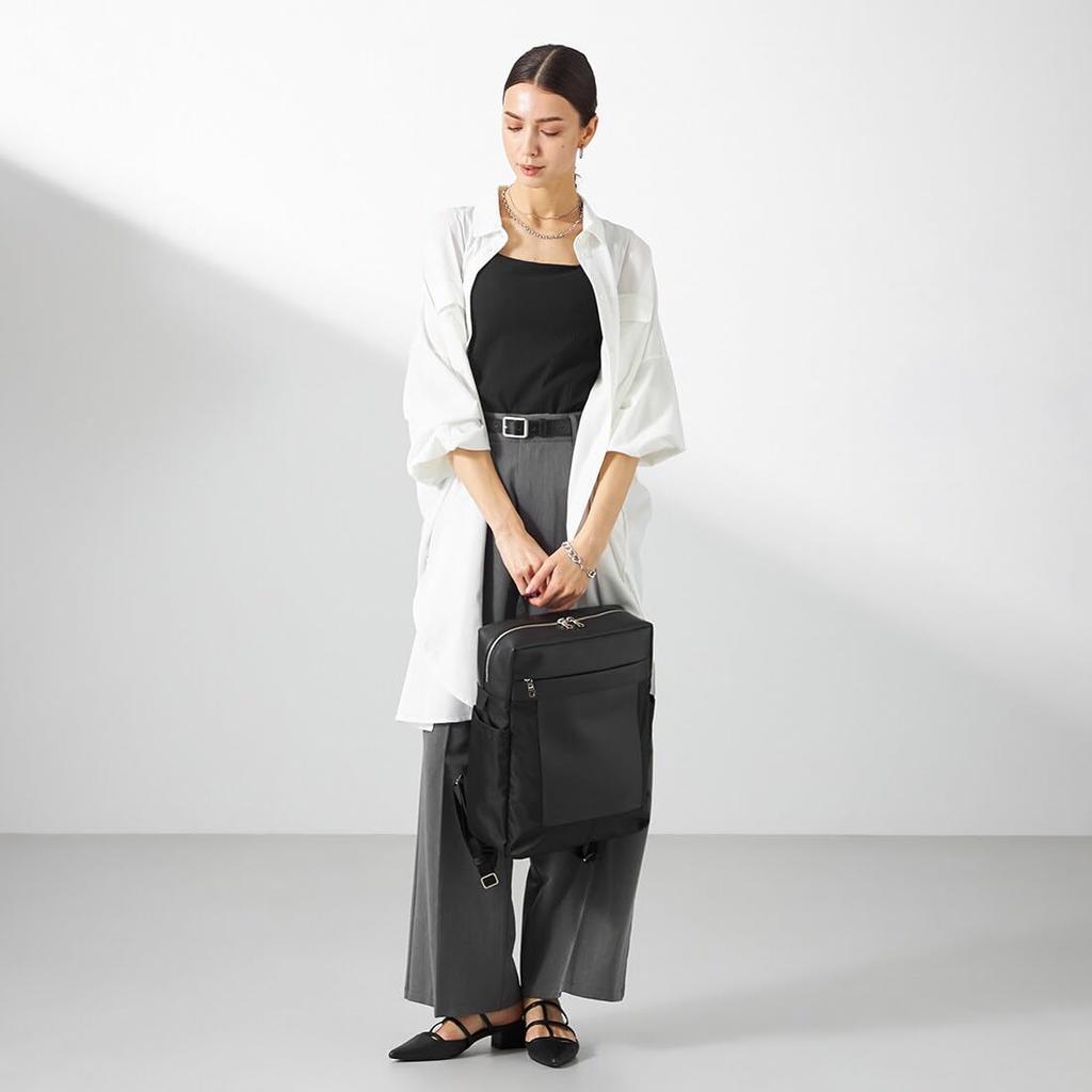 Isaac Konishi Manami Combi Square Backpack YK00502 Greige (26)