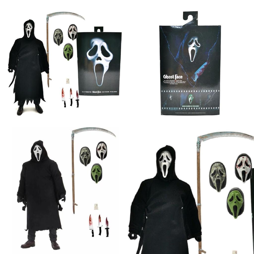 Neca Scream Ghostface Killer Figura Articolata Premium in PVC da 7 Pollici per Collezionisti