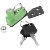 Aluminium Alloy Anti Theft Helmet Lock Fits for Kawasaki Z800 ZR800(Green )