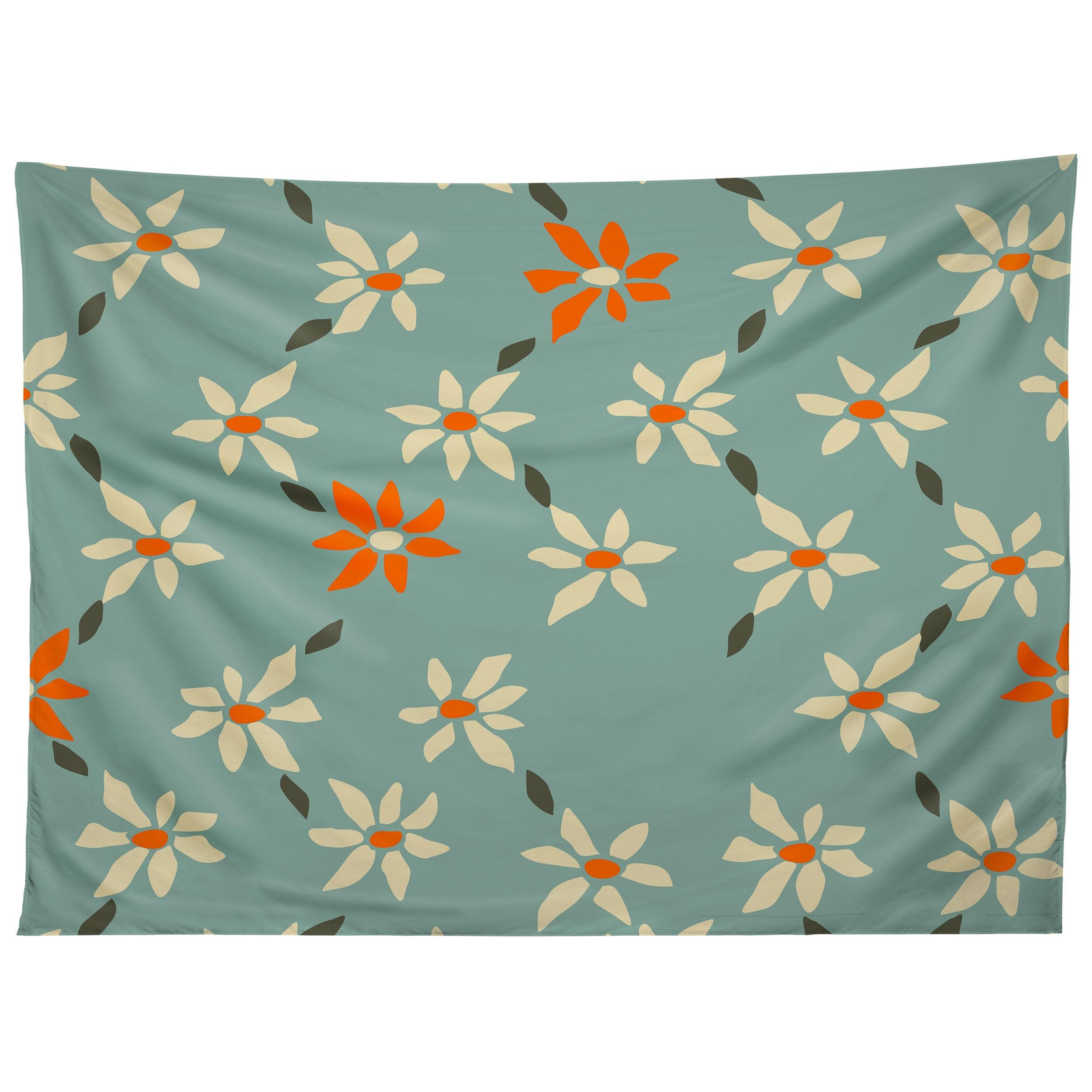 DAILY PATTERN RETRO FLOWER NO1 tapestry 75x100