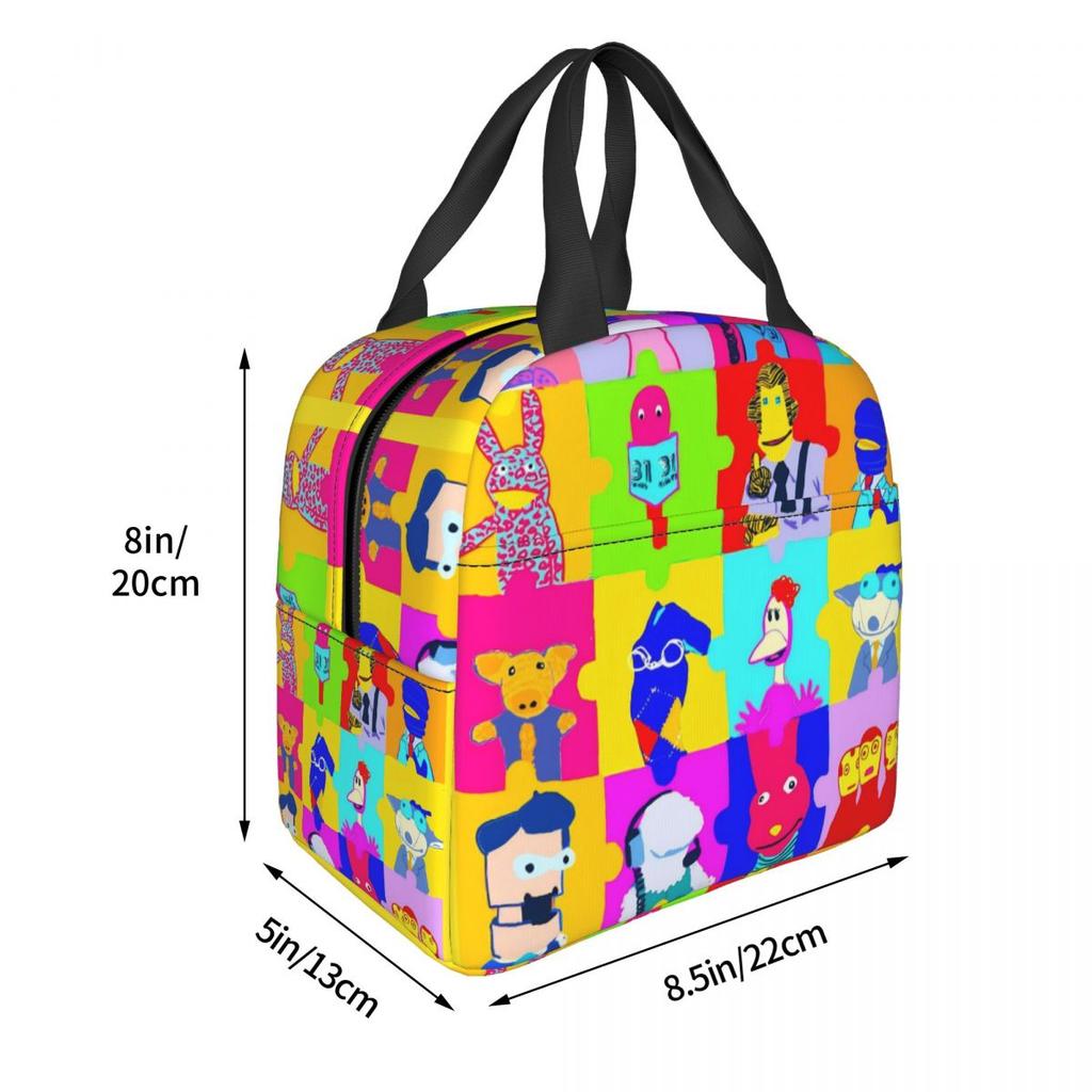 31 Minutos Comedy Insulated Lunch Bag Food Container Bags Portable Thermal Cooler Bento Box For Picnic