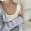 Fashion Casual Women Summer Low Chest Slim Tank Top Sleeveless Beach Streetwear Sexy Crop Navel Tops