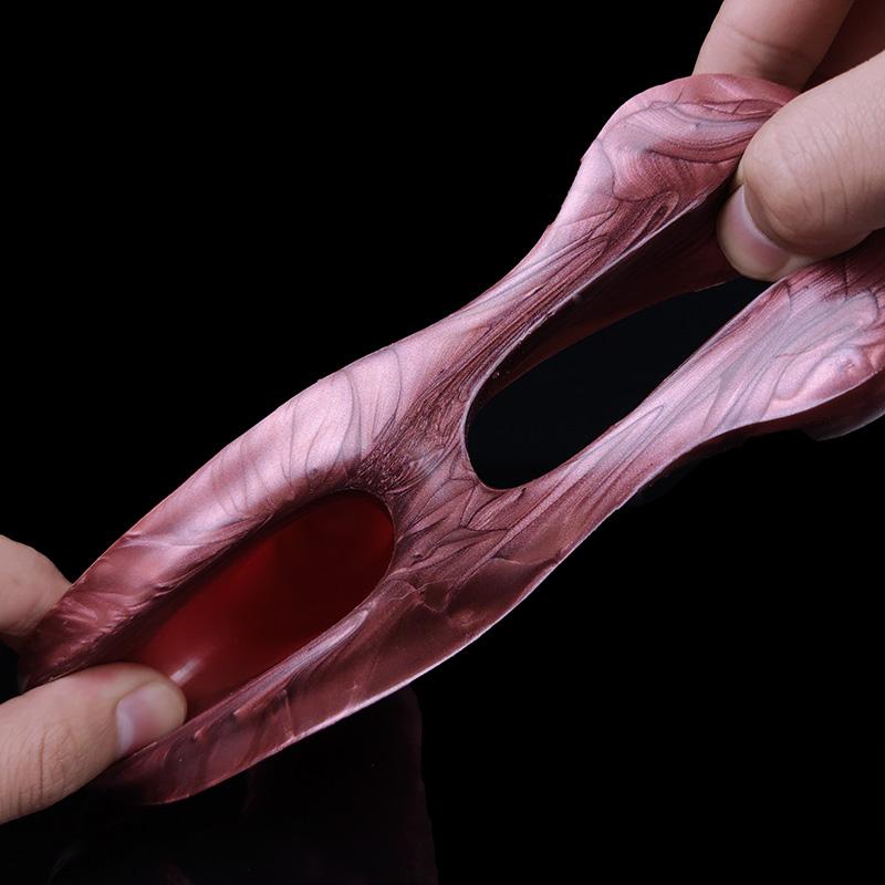Ny Heste Penis Extender Enlargement Myk Flytende Silikon Cock Sleeve Sexleketøy For Menn Bærbar Dyr Dildo Voksen Sexy