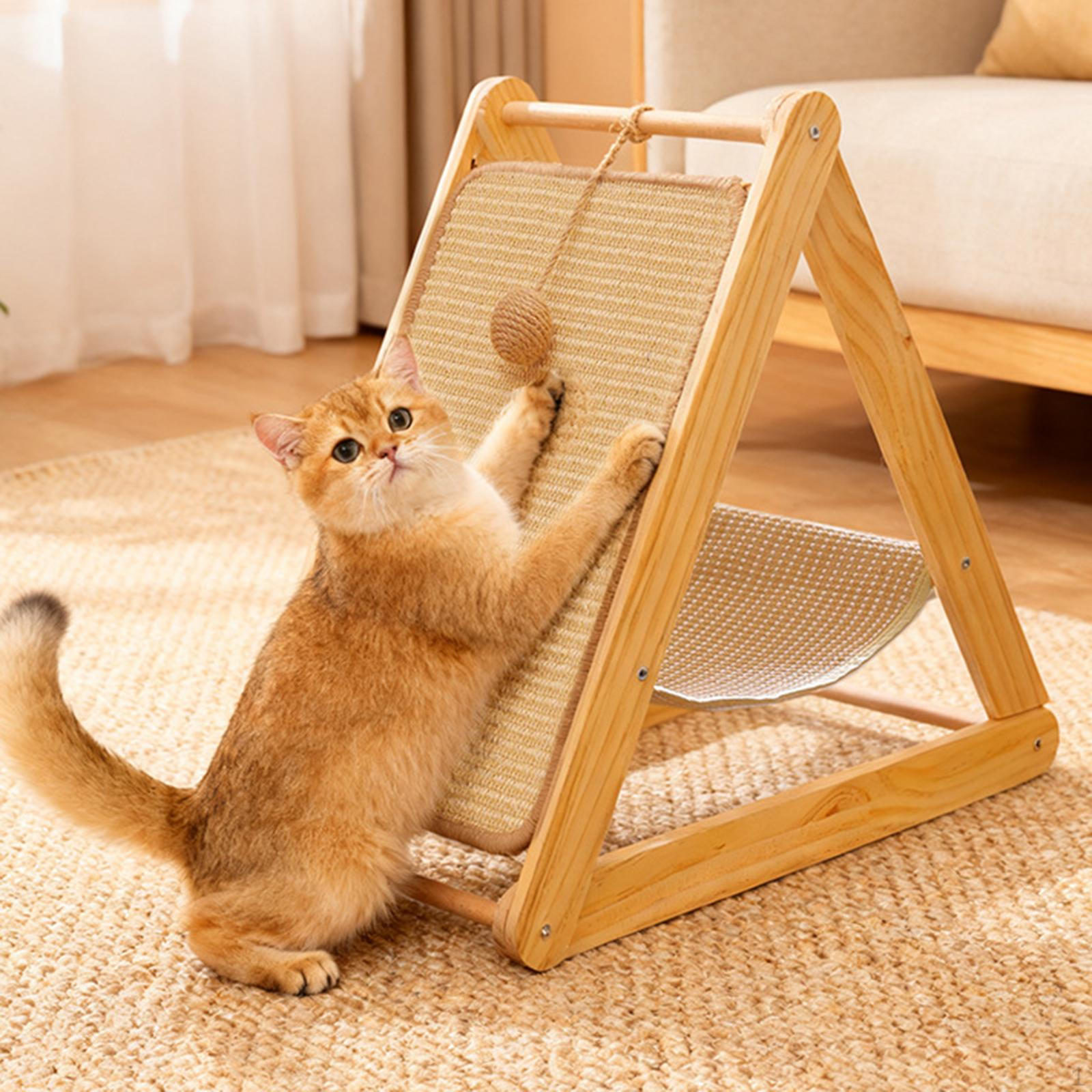 

Cat Scratcher Bed Hammock Scratching Board, Wall and Couch Protection Scratch Pad for Indoor