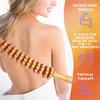 Natürlicher Holz-Massage-Roller für Taille, Oberschenkel, Cellulite-Reduzierung, Muskelverspannungs-Linderung, Körpermassagegerät