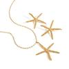 Big Pendant Starfish Pendant Necklace Multi-pendant Jewelry Set Star Necklace  Summer Holiday