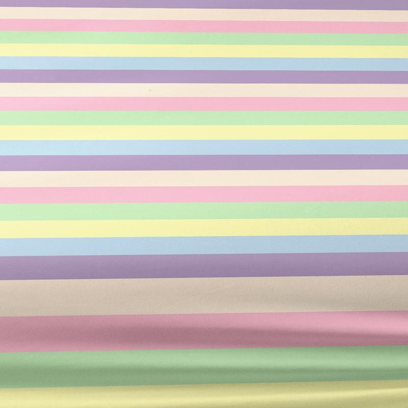 Rainbow 1 Bridge Pattern Matte Fitted Sheet, Bedroom Printed Bedcover, Bedding Supplies Excluding Pillowcases
