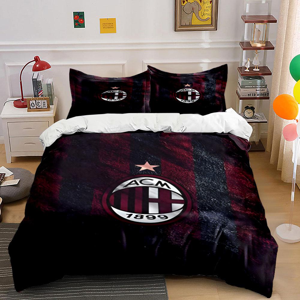 

Striped pattern with ACM logo. Bedding sets Duvet cover sets Duvet covers Pillowcases(1 * Duvet Cover 2 * Pillowcases without duvet insert) 135x200cm