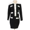 Knitted Socialite Color Block Cardigan & Skirt Set - Autumn/Winter 2024