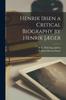 Buch Henrik Ibsen a Critical Biography by Henrik J??ger