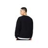 Li-Ning Sudadera de Cuello Redondo con Estampado de Logotipo de Color Sólido Serie Wade Tops Unisex Negro AWDSC57-1
