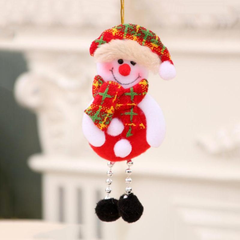 Cute Hugs The Tree Doll Santa Claus Snowman Christmas Tree Ornament Festive Decor Noel Atmosphere Cloth Xmas New Year 2025