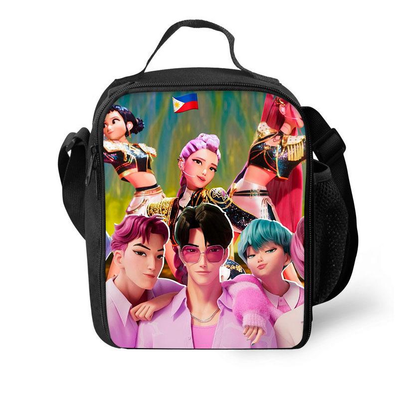 KPop Demon Hunters Lunchväska för Studenter och Barn - Isblock 6274