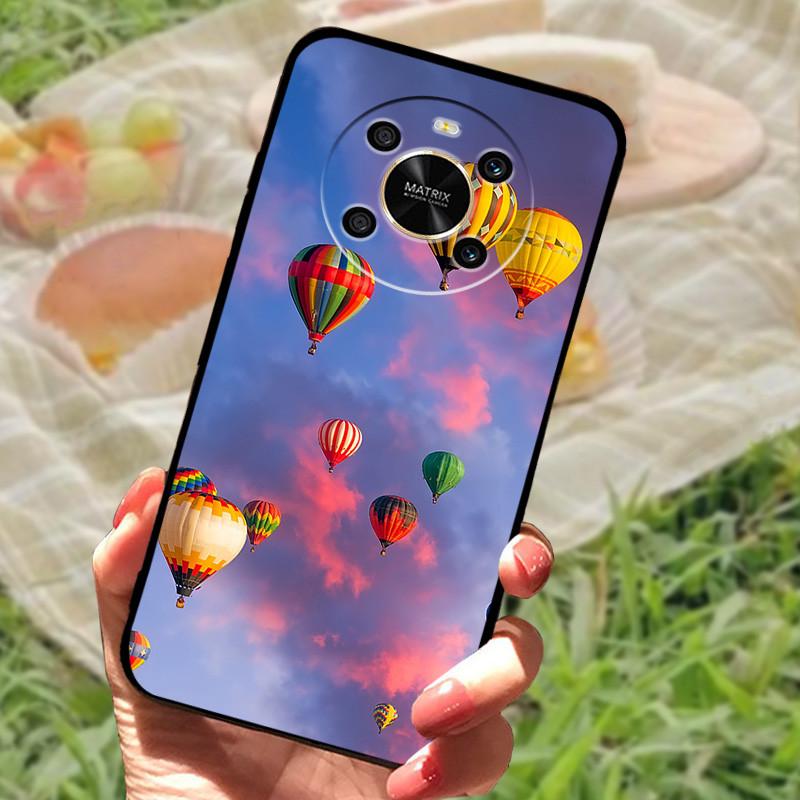 For Honor X 9 4G Case Silicone Soft Marble Protective Covers For Honor X9 Cases Fashion Black Bumper for Huawei Honor X 9 Fundas