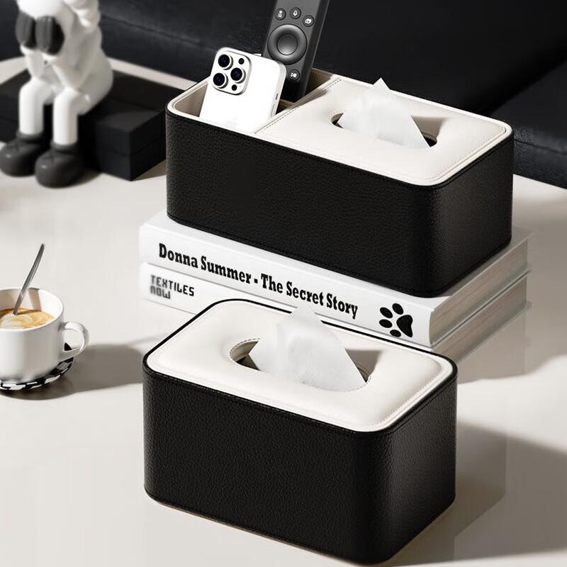 Multi-functional Tissue Box with Remote Holder