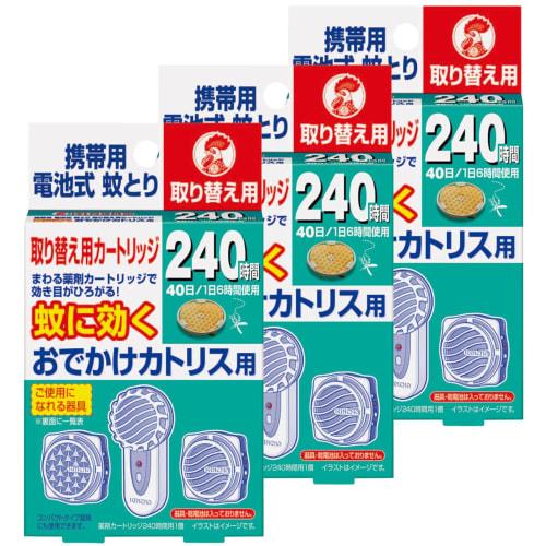 

Catrice 40-day replacement packs (3 packs) for leisure and mosquito repellent. Dainippon Jochugiku [Bulk Purchase]