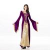 Large Halloween Costume: European Medieval Court Queen for Masquerade Party or Performance