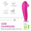 Russian Trade Silicone Teasing Massager: Rechargeable Vibrating Erotic Device for Women