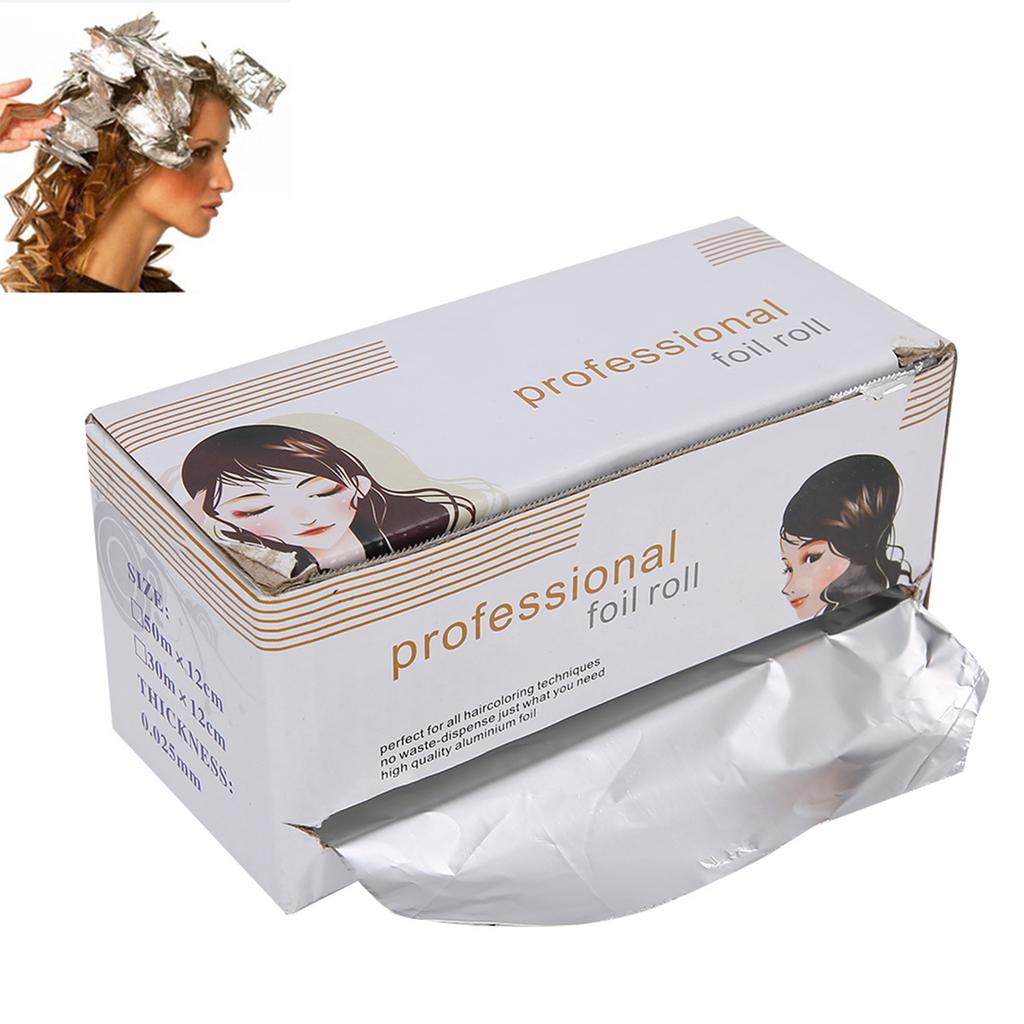 Hairdressing Aluminum Foil Barber Shop Hair Perming Dyeing Foil Styling Tool Accessory 30m