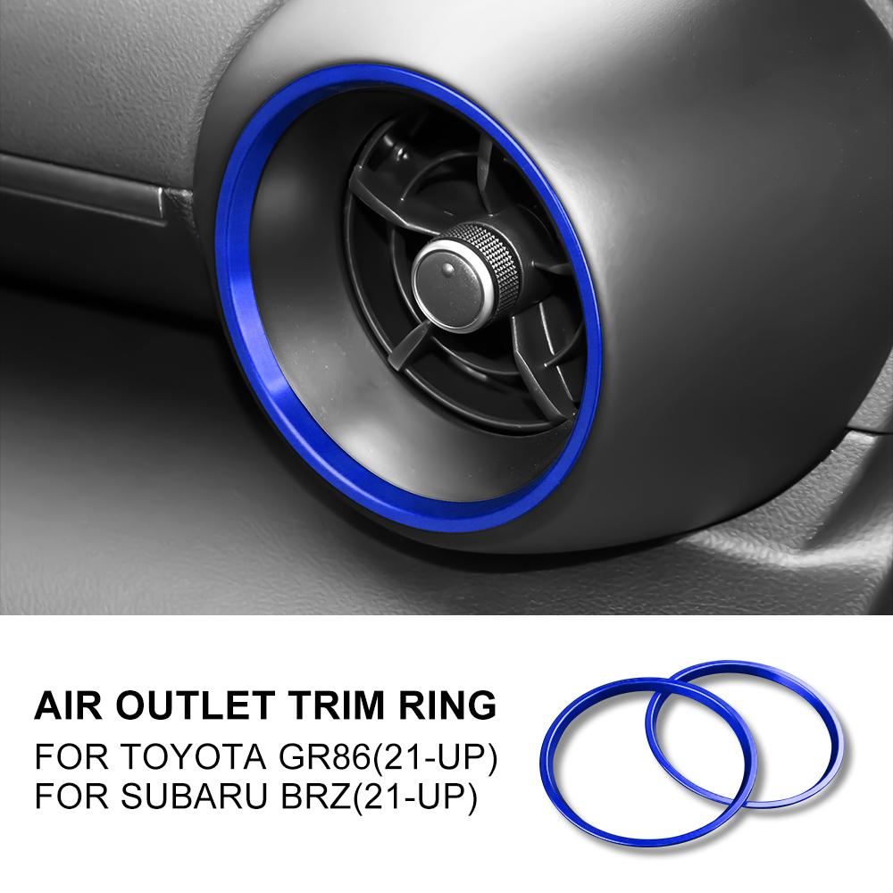 For Subaru BRZ/ Toyota GR86 2025 2025 2025 2025 AC Air Cover Condition Vent Outlet Inner and Outer Ring Replacement Accessories