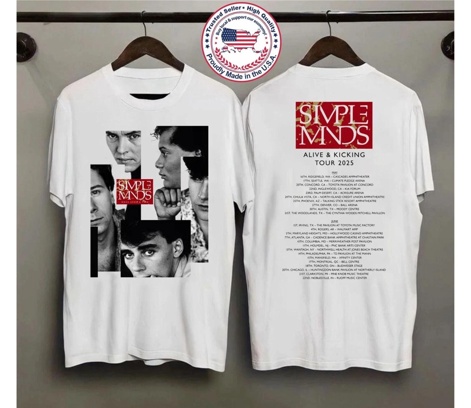 HOT!!! Simple Minds Merch Alive And Kicking Tour 2026 T-Shirt, S to 5XL S
