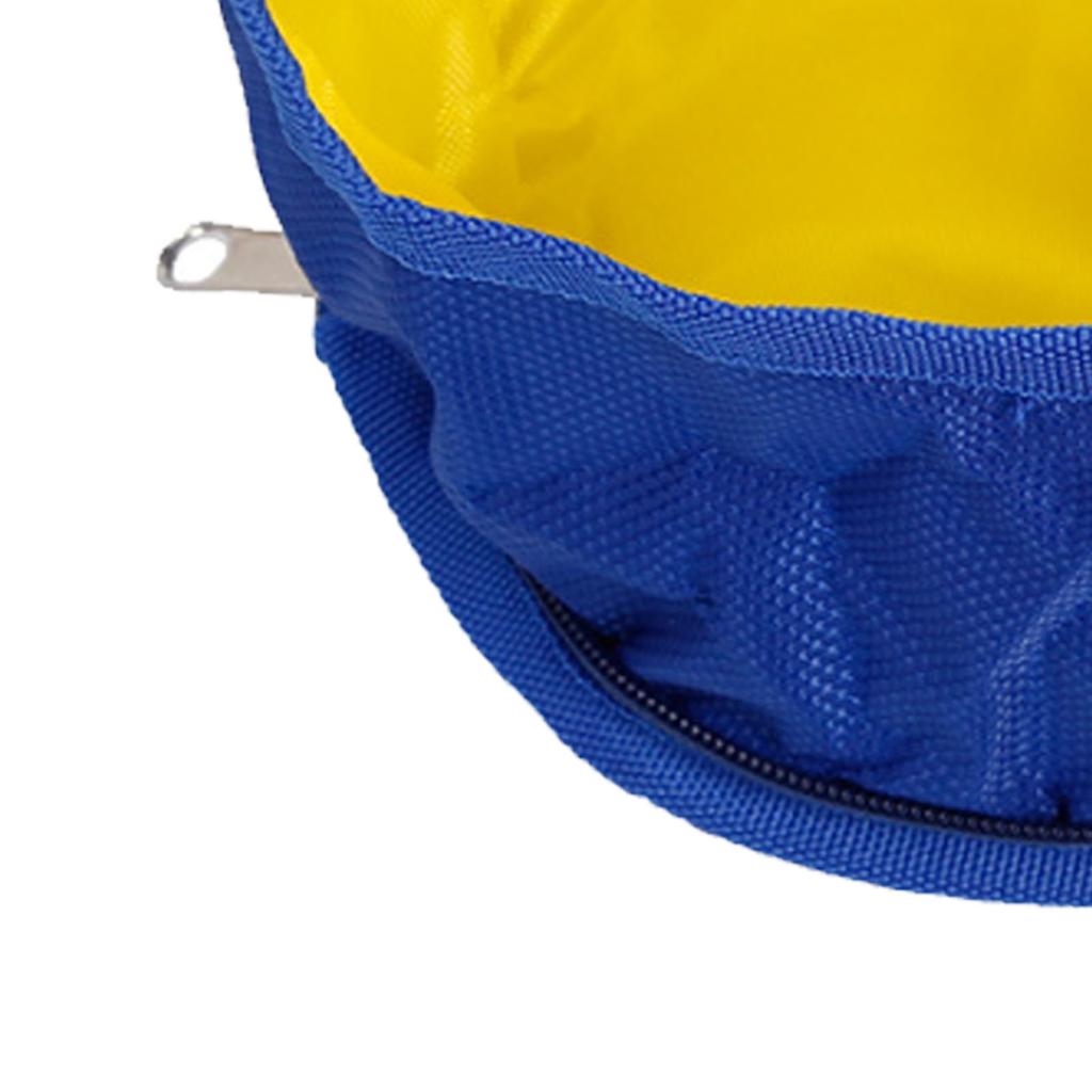 Collapsible Dog Travel Bowl Waterproof Large Diameter Lightweight Foldable Water Bowl Dog with Hook for Cats Outdoor