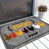 A Flannel Floor Mat, Suitable for Bedrooms, Living Rooms, Dining Rooms, Bathrooms, Laundry Rooms, Doorways, Kitchens, and Other Scenarios