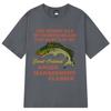 Worst Day of Fishing Beats The Best Day of Court Ordered Anger Management Fishing Meme Funny T-Shirts Cotton Harajuku Loose Tees
