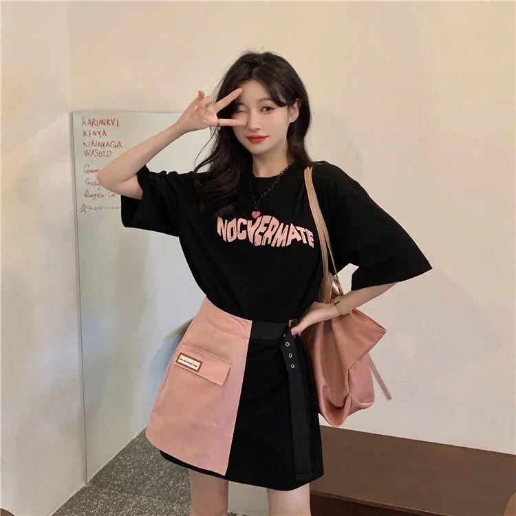 Chic Women's Two-Piece Summer Skirt & T-Shirt Set - 2022 Trendy Design
