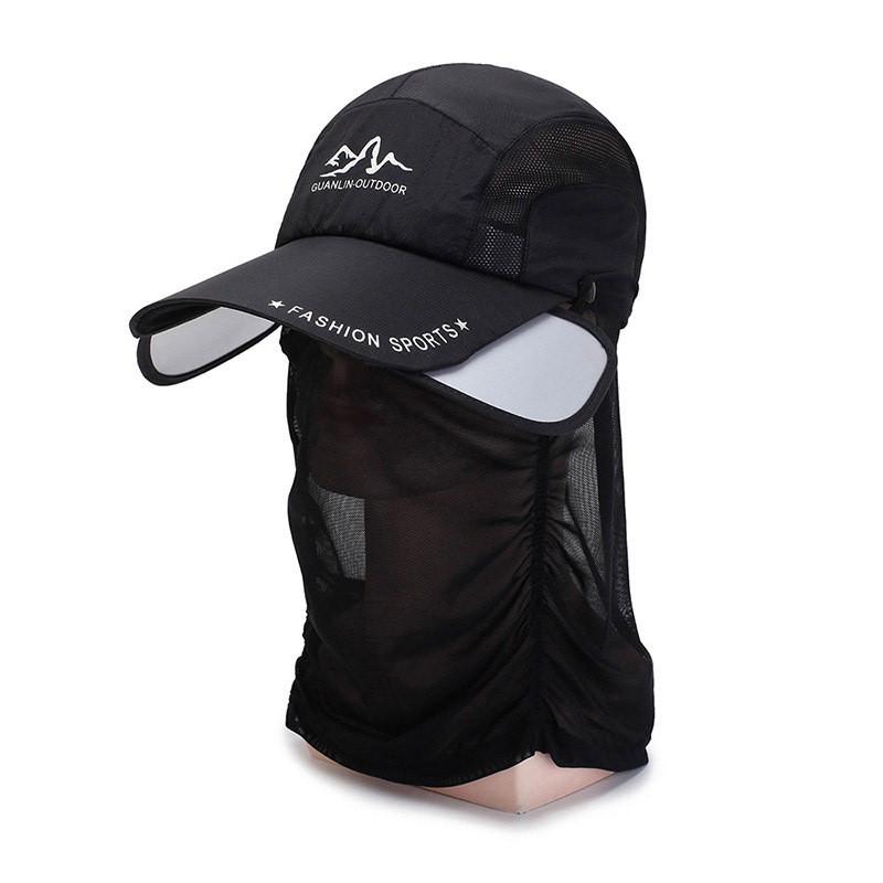 Spring Summer Baseball Caps Adjustable Sun Protection Retractable Peaked Hats